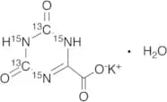 Oxonic Acid -13C2,15N3 Potassium Salt Hydrate