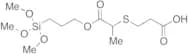 3-((1-Oxo-1-(3-(trimethylsilyl)propoxy)propan-2-yl)thio)propanoic acid