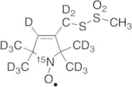(1-Oxyl-2,2,5,5-tetramethyl-∆3-pyrroline-3-methyl) Methanethiosulfonate-15N,d15