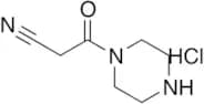 3-oxo-3-(piperazin-1-yl)propanenitrile hydrochloride