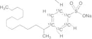 4-(2-Pentadecyl)phenyl-13C6 1-Sodium Sulfonate