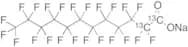 Perfluoro-n-[1,2-13C2]dodecanoic Acid Sodium Salt
