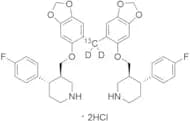 Paroxetine Methylene Dimer-¹³CD₂ Dihydrochloride