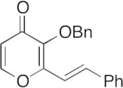 2-[(1E)-2-Phenylethenyl]-3-(phenylmethoxy)-4H-pyran-4-one
