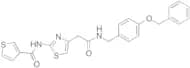 N-[[4-(Phenylmethoxy)phenyl]methyl]-2-[(3-thienylcarbonyl)amino]-4-thiazoleacetamide