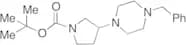 3-[4-(Phenylmethyl)-1-piperazinyl]-1-pyrrolidinecarboxylic Acid 1,1-Dimethylethyl Ester