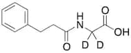 N-(3-Phenylpropionyl)glycine-2,2-d2
