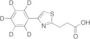 4-Phenyl-2-thiazolepropanoic Acid-d5