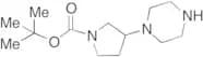 3-(Piperazin-1-yl)pyrrolidine-1-carboxylic Acid tert-Butyl Ester