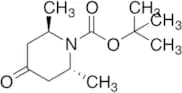 (2R,6R)-rel-2,6-Dimethyl-4-oxo-1,1-dimethylethyl Ester 1-Piperidine Carboxylic Acid