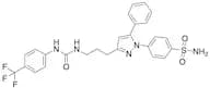4-(5-Phenyl-3-[3-[3-(4-trifluoromethyl-phenyl)-ureido]-propyl]-pyrazol-1-yl)benzenesulfonamide