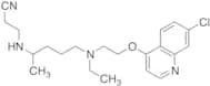 7-Chloro-4-(Diethylamino)​-​1-​methylbutyl]​amino]​propanenitrile Hydroxychloroquine