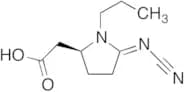rac N-Propyl-2-cyanimidopyrrolidine-5-acetic Acid