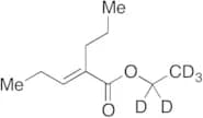 (E/Z)-2-Propyl-2-pentenoic Acid Ethyl Ester-d5