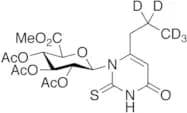 Propylthiouracil-d5 2,3,4-Tri-O-acetyl-N-β-D-glucuronide Methyl Ester