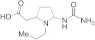 2-(1-Propyl-5-ureidopyrrolidin-2-yl)acetic Acid