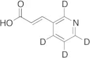 (2E)-3-(3-Pyridinyl)-2-propenoic Acid-d4