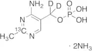 4-Amino-2-methyl-5-pyrimidinemethanol Dihydrogen Phosphate Diammonium Salt-13C,d2