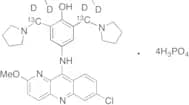 Pyronaridine-13C2 , d4 Tetraphosphate Salt