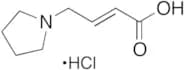 (2E)-4-(1-Pyrrolidinyl)-2-butenoic Acid Hydrochloride