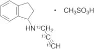 rac Rasagiline-13C3 Mesylate