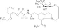 Silodosin-d4 β-D-Glucuronide Sodium Salt