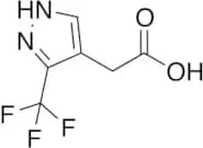 2-(3-(Trifluoromethyl)-1H-pyrazol-4-yl)acetic Acid