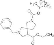 7-​(phenylmethyl)​-​, 2-​(1,​1-​dimethylethyl) 9-​ethyl Ester 2,​7-​Diazaspiro[4.4]​nonane-​2,​9-​…