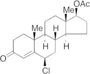6β-Chloro Testosterone 17-O-Acetate