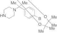 1-(2-(4-(4,4,5,5-tetramethyl-1,3,2-dioxaborolan-2-yl)phenyl)propan-2-yl)piperazine