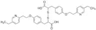 α-Thio-4-[2-(5-ethyl-2-pyridinyl)ethoxy]benzenepropanoic Acid Disulfide