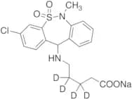 Tianeptine Metabolite MC5-d4 Sodium Salt