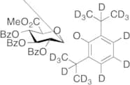2’,3’,4’-Tri-O-benzoyl Propofol-d17 β-D-Glucuronide Methyl Ester