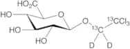 Trichloroethyl-13C2,d2 β-D-Glucuronide Potassium Salt