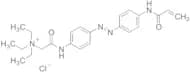 N,N,N-Triethyl-2-oxo-2-[[4-[2-[4(1-oxo-2-propen-1-yl)amino]phenyl]diazenyl]phenylamino]ethanaminiu…