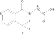 4-(Trifluoromethyl)nicotinoyl Glycine-13C2,15N