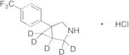 1-[4-(Trifluoromethyl)phenyl]-3-azabicyclo[3.1.0]hexane Hydrochloride-d5