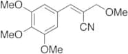 α-(3,4,5-Trimethoxybenzylidene)-β-methoxypropylnitrile