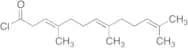 4,8,12-Trimethyl-3,7,11-tridecatrienoyl Chloride