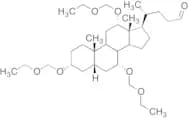 (3α,5β,7α,12α)-3,7,12-Tris(ethoxymethoxy)-cholan-24-al