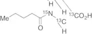 N-Valerylglycine-13C2,15N