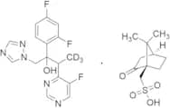 (±)-Voriconazole-d3 (1R)-(-)-10-Camphorsulfonic Acid (Mixture of Diastereomers)